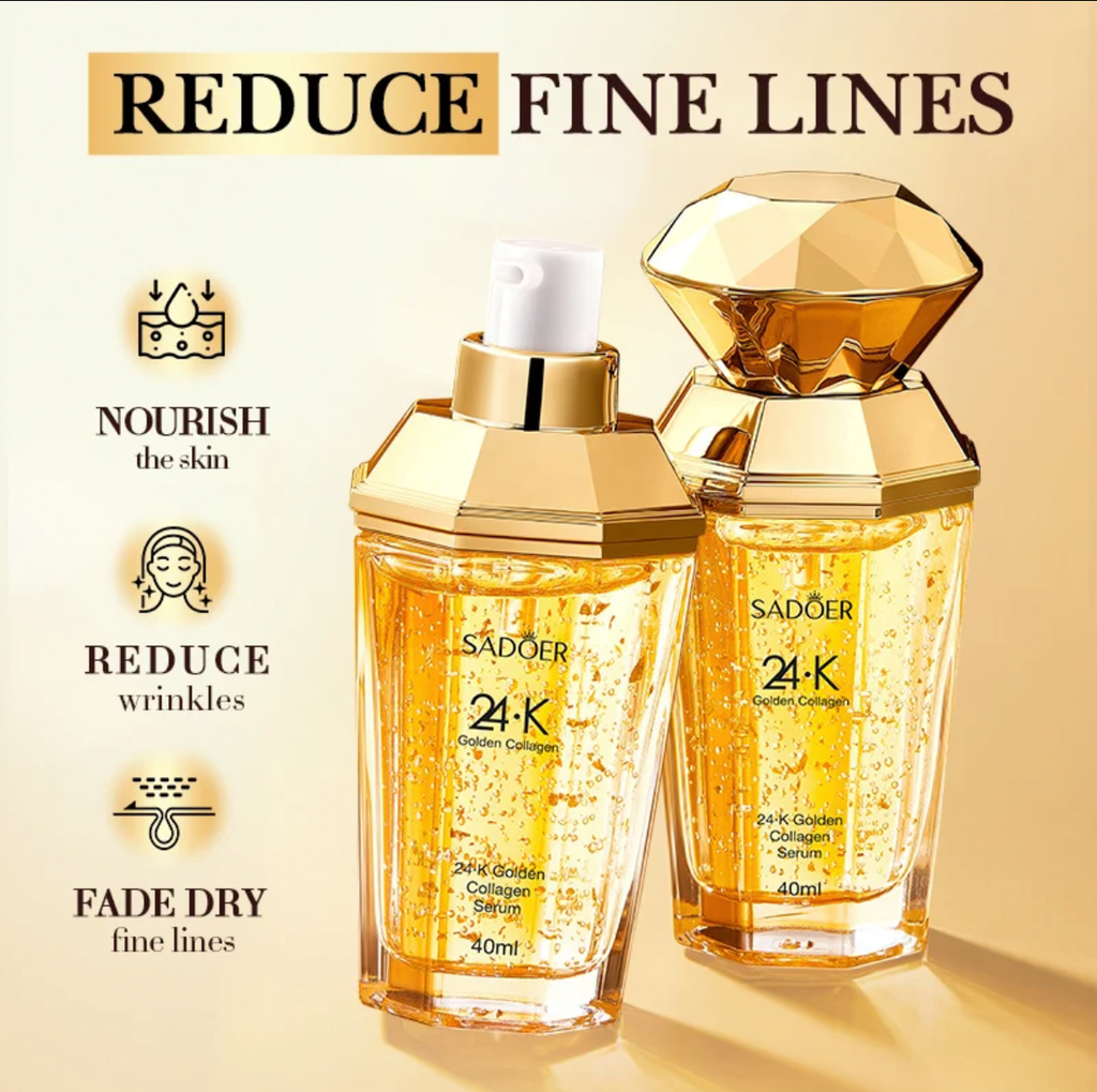 SADOER 24K Gold Essence – Radiance Boosting & Anti-Aging Formula