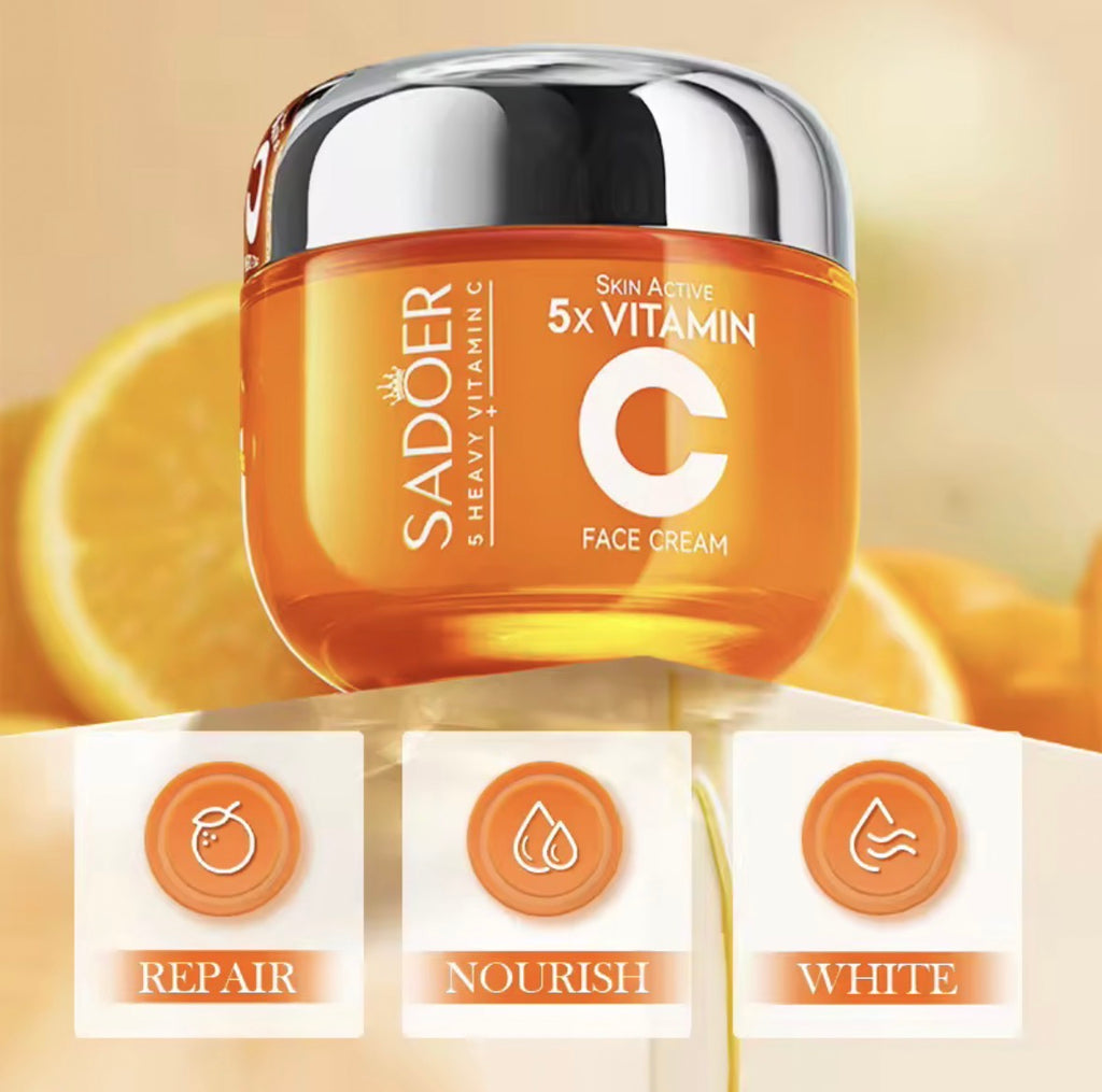 Vitamin C Face Cream – Brightening, Firming & Hydrating Facial Moisturizer for Glowing Skin