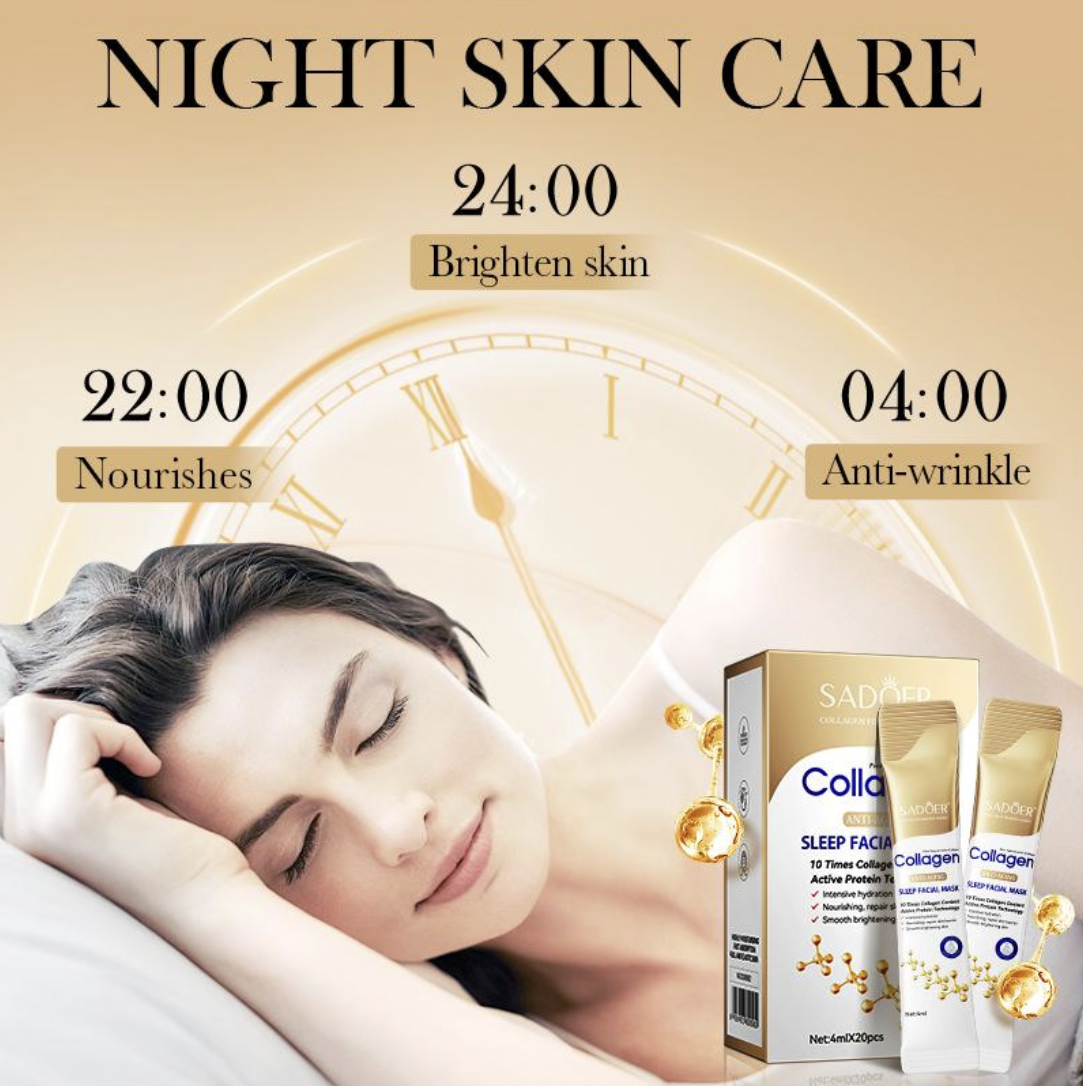 Collagen Facial Mask – 20 Tubes