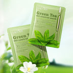 Green Tea Oil Facial Mask - Organic Skin Care Treatment for Brighter Complexion 25g