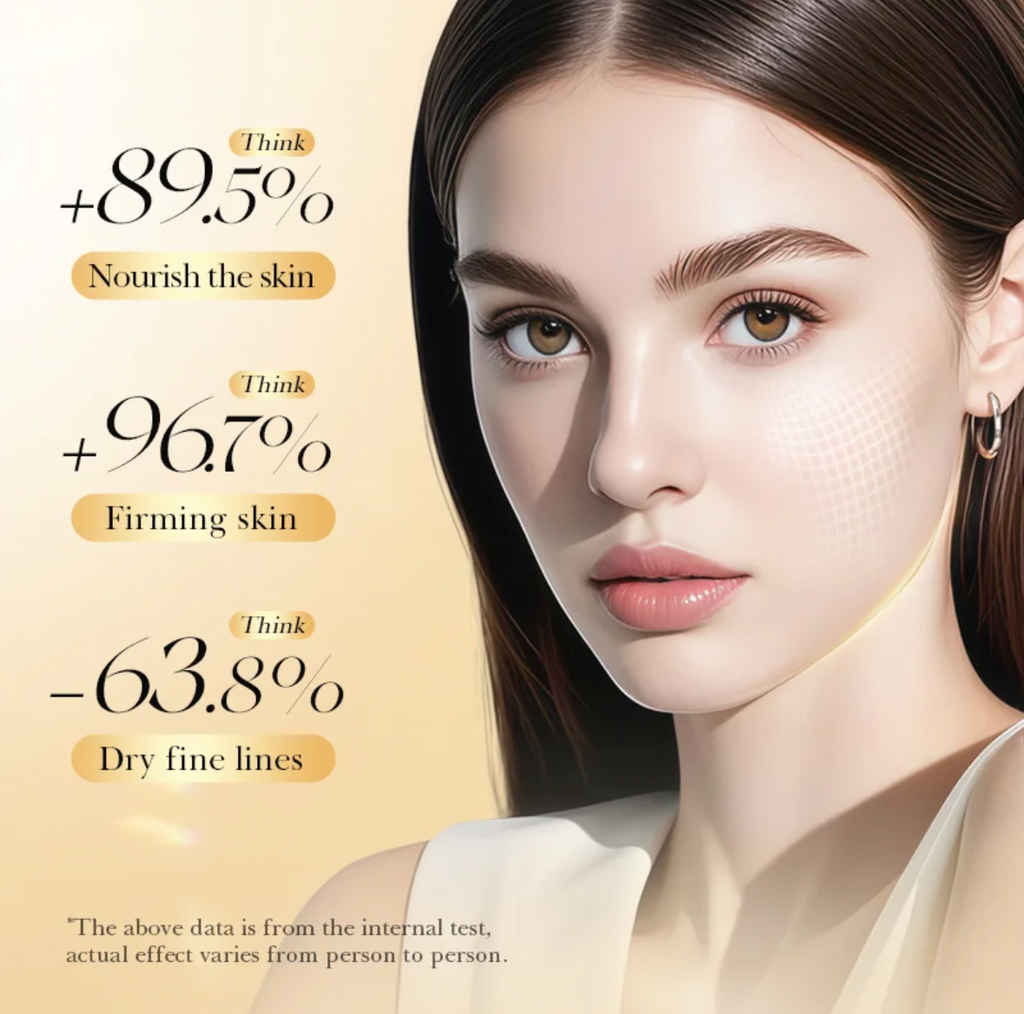 24K Gold Collagen Firming & Anti-Wrinkle Facial Mask – 30ml