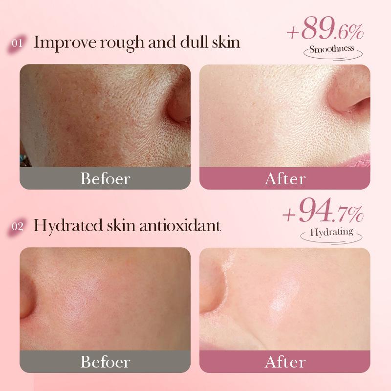 Rose Brightening Facial Mask - Organic Skin Care Treatment for Brighter Complexion 25g