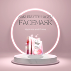Sakura Collagen Face Mask – Hydrating & Brightening Skin Car