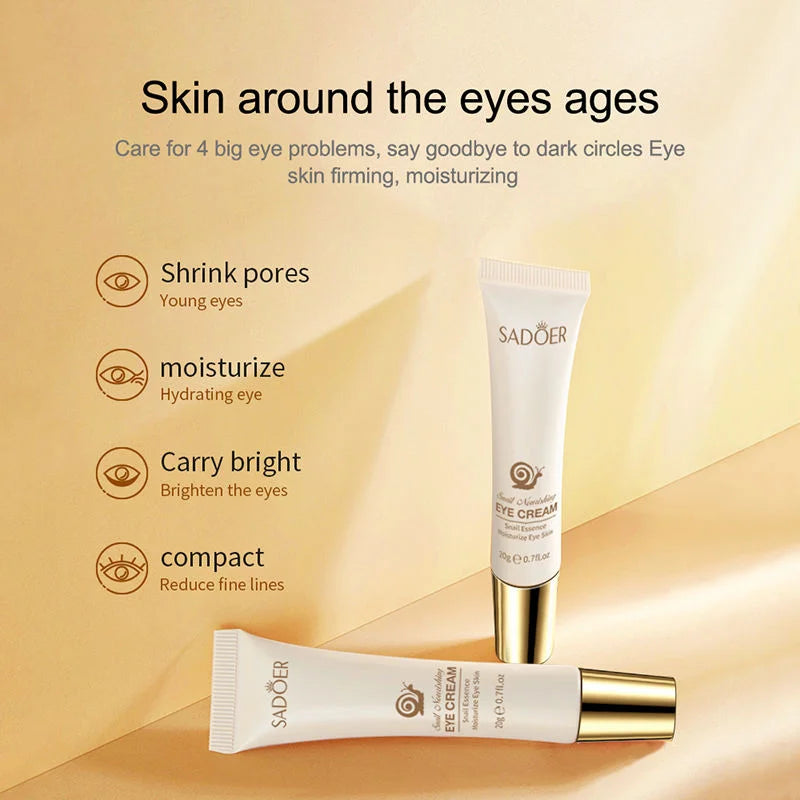 Snail Collagen Eye Cream – Anti-Aging, Dark Circle & Firming Care 20g
